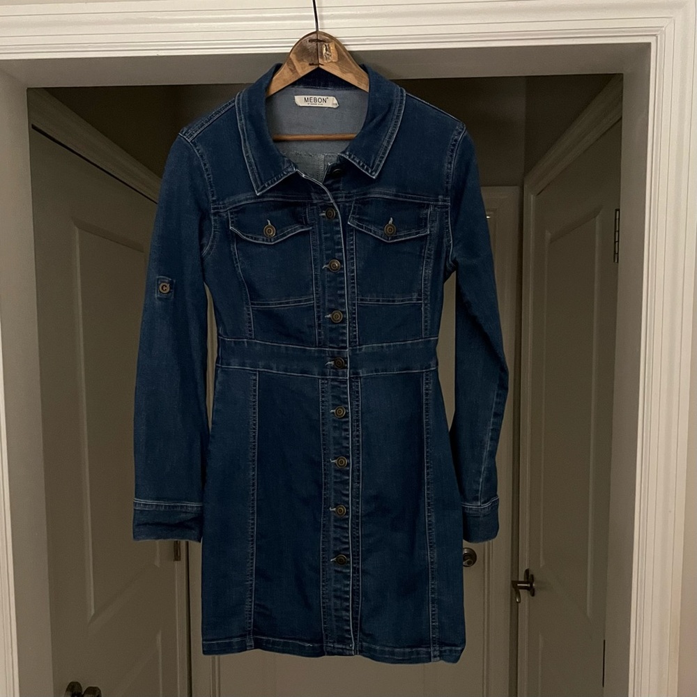 Mebon Denim Dress Size Small